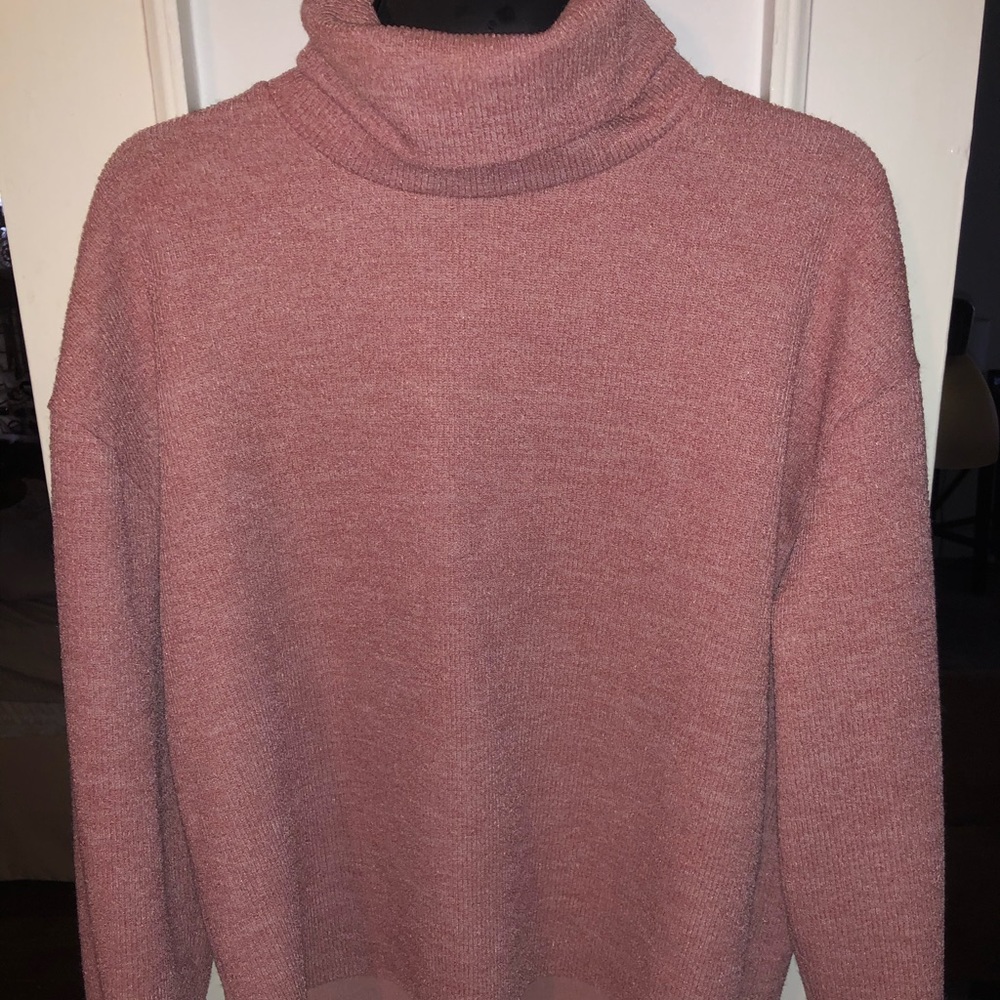 Pink turtleneck, SHEIN